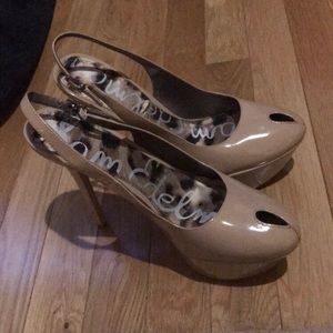 Sam Edelman Beige Heels